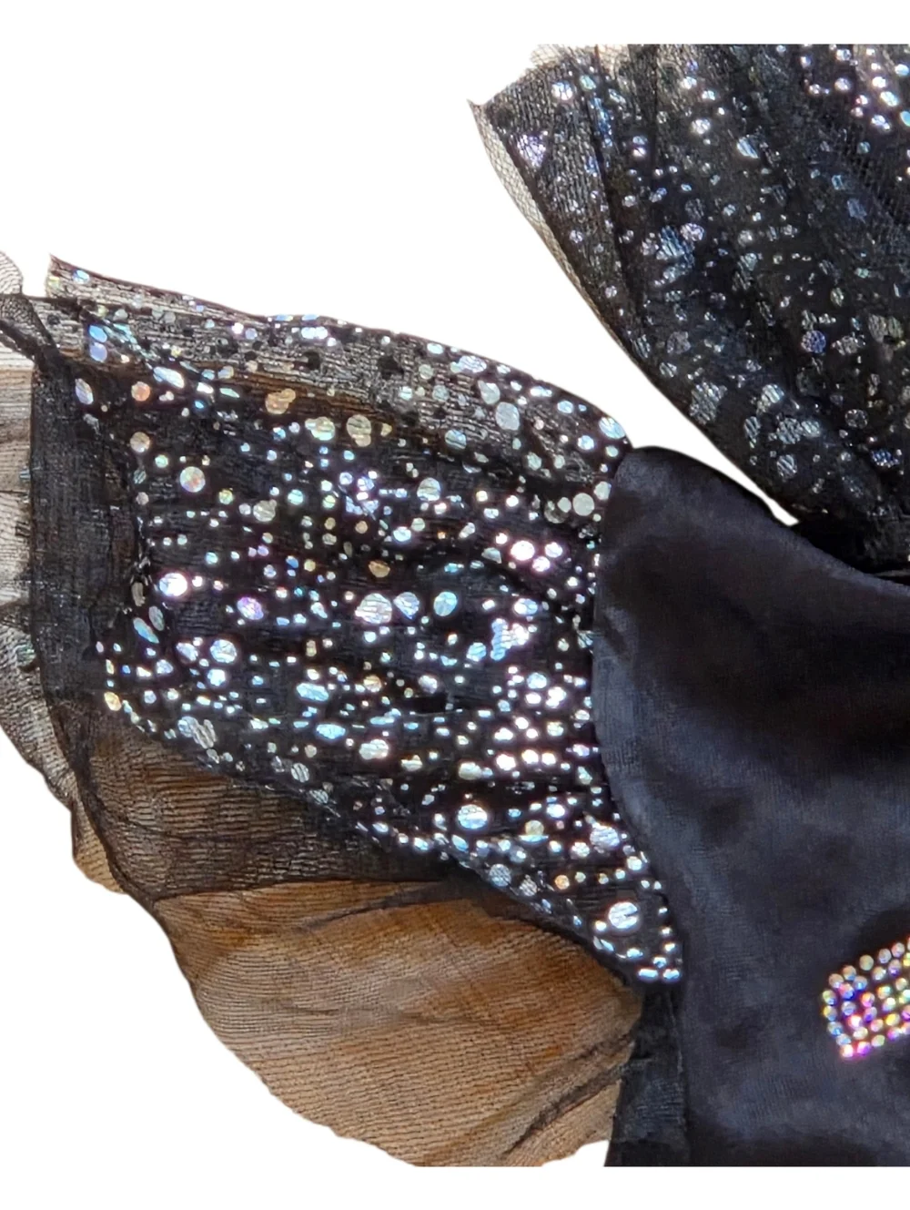 Spirit Halloween Tutu Skeleton Sparkly Costume Girls M (8-10) - Picture 11 of 12
